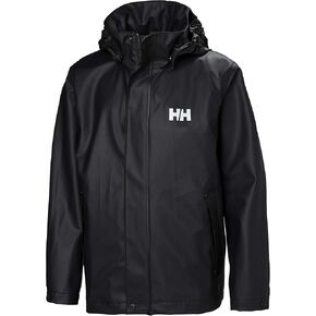 Helly Hansen womens Juniors & Kids Juniors Moss Rain Coat Jacket With Full Rain Protection