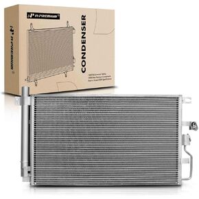 A-Premium Air Conditioning A/C Condenser Compatible with Chevrolet Equinox 2006-2009 & Pontiac Torrent 2006-2009, V6 3.4L, Replace# 15781440