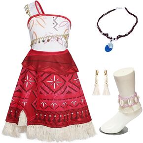 COTRIO Princess Dress Up for Girls Ocean Adventure Costumes Pretend Play Outfit Playwear Dresses Birthday Christmas Gift