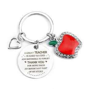 Teacher Appreciation Gifts from Student, Keychain Teacher Appreciation Week Gifts Teacher Graduation Gifts