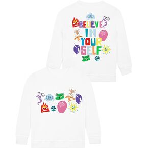 Disney Sweater | Inside Out Sweatshirt | Inside Out 2 Clothes For Girls | Girls' Sweaters | Sweater For Girls | Sizes 4 To 12