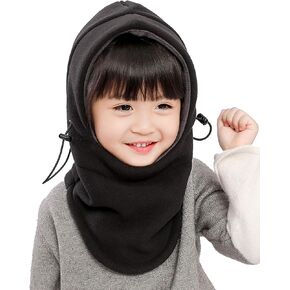 Kids Winter Windproof Cap,Children's Double Warm Balaclava Face Mask for Cold Weather,Neck Warmer,Adjustable Full Face Cover