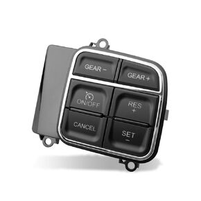 Cruise Control Steering Wheel Switch Fit for Ram 1500 Classic 2019 2020 2021 2022 2023 2024, Fit for Ram 1500 2013 2014 2015 2016 2017 2018, Replace 68111384AB, 601-608
