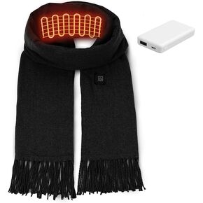 heated scarf (black)