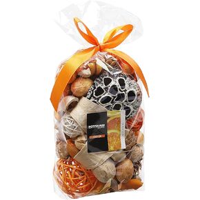 Qingbei Rina Blue Potpourri Bags, Ocean Breeze Scented Summer Potpourri Bowl Filler,Beach Coastal Vase Filler,Home Fragrance Sachet of Petal,Bathroom Decor,9.9 Oz