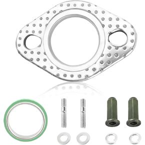 GY6 150cc Exhaust Gasket Kit with Bolt Nuts,Fit GMB139 Engine Moped Exhaust ATV Go Kart Scooter Exhaust with 50cc 70cc 90cc 110cc 150cc,Car Accessories Exhaust Flange Gasket