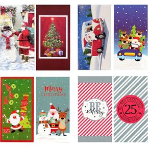ALEF Christmas Money Wallet/Gift Card Holder with Envelopes (16 Money Holders)