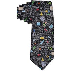 Men's Math Equations Trigonometry necktie Ties Novelty Business Formal Neckties
