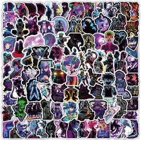 102pcs Chainsaw Man Stickers Anime Merch Pack for Fans，Chainsawman Sticker for Water Bottle，Vinyl Waterproof Decals for Laptop，Phone，Hard Hat，Skateboard，Scrapbooking，Bumper，Gifts for Kids/Teens/Adults