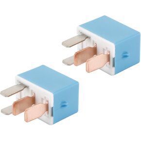 4 PCS 4-Pin Automotive Multi-Purpose Relay, Electrical Control Device, Automatic Adjustment Conversion Circuit Replaceable Accessories, Compatible with Violet 90987-02027 (Blue)