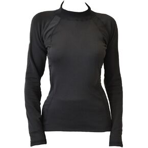 Splash About Thermaswim Adult Thermal Top - for wear in or Out of Water - Extra Small/Small Black