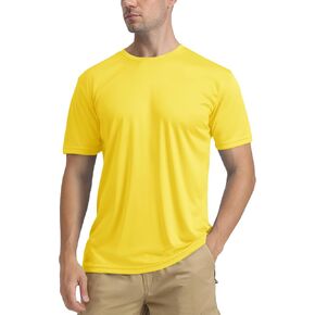 TACVASEN Swim Shirts for Men Rash Guard SPF Short Sleeve Sun T-Shirt UPF 50 Quick Dry Lightweight Fishing Water Shirt