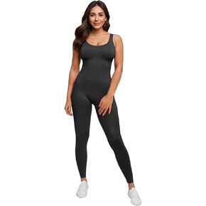 speerise Women Slimming Sleeveless Bodysuit Tank Leotard Jumpsuits Romper for Women, Girls for Gym, Yoga, Workout, Ballet