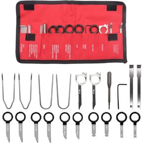 20pcs Radio Removal Tool Kit,Universal Stereo CD Player Removal Key Kit for Most Car and Truck O-050