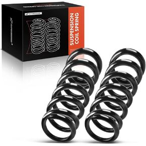 A-Premium 2Pcs Front Suspension Coil Spring Set Compatible with Chevrolet S10 Blazer Camaro & GMC S15 Jimmy Sonoma & Isuzu & Hombre, Driver and Passenger Side, Replace# 14065822