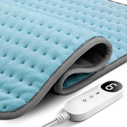 Heating Pad XXL for Back Pain Relief, Heated Pad for Neck/Shoulder/Leg/Knee/Cramps, Christmas Gifts Presents for Women Men Mom Dad, Stocking Stuffers, 6 Heat Settings Auto-Off, Moist/Dry Heat, 20"x24" in Saudi Arabia