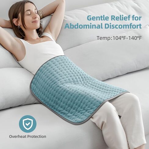 Heating Pad XXL for Back Pain Relief, Heated Pad for Neck/Shoulder/Leg/Knee/Cramps, Christmas Gifts Presents for Women Men Mom Dad, Stocking Stuffers, 6 Heat Settings Auto-Off, Moist/Dry Heat, 20"x24" in Saudi Arabia
