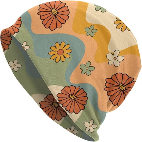 قبعة صغيرة على شكل زهرة للنساء والرجال، قبعة صغيرة محبوكة دافئة وناعمة قابلة للتمدد، قبعة كيميائية مترهلة، هدايا لأغطية الرأس للسرطان in Kuwait