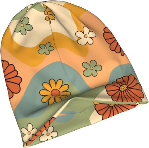 قبعة صغيرة على شكل زهرة للنساء والرجال، قبعة صغيرة محبوكة دافئة وناعمة قابلة للتمدد، قبعة كيميائية مترهلة، هدايا لأغطية الرأس للسرطان in Kuwait