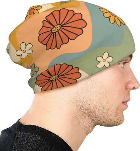 قبعة صغيرة على شكل زهرة للنساء والرجال، قبعة صغيرة محبوكة دافئة وناعمة قابلة للتمدد، قبعة كيميائية مترهلة، هدايا لأغطية الرأس للسرطان in Kuwait
