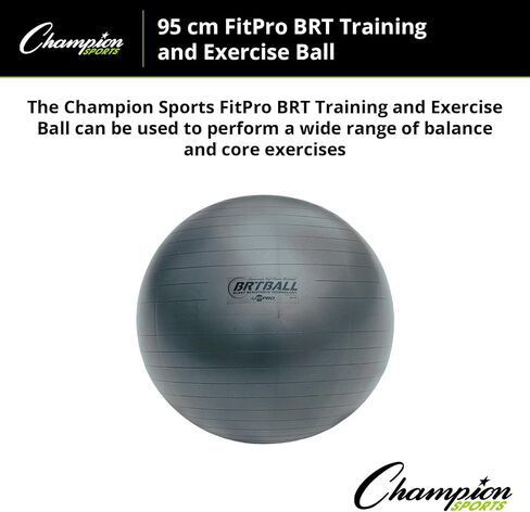 Champion Sports FPSL Exercise & Fitness Ball - 9" H x 13" L x 12" W - Rubber in Saudi Arabia