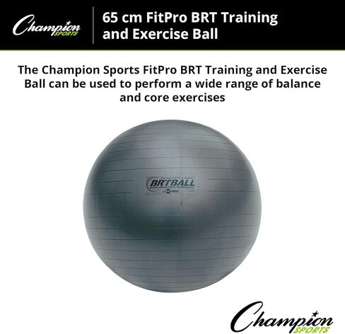 Champion Sports FPSL Exercise & Fitness Ball - 9" H x 13" L x 12" W - Rubber in Saudi Arabia