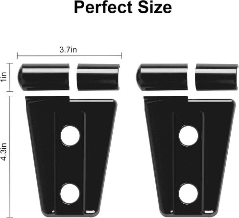 CheroCar for JK Hood Hinge Cover Exterior Decoration Kits Accessories for Jeep Wrangler JK 2007-2017,Red in Saudi Arabia