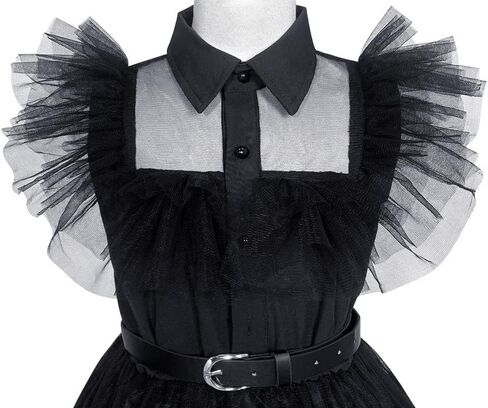 Black costume girls dress for Kids Black Family Costumes Halloween costumes girls Party Dress 4-13Y in Saudi Arabia
