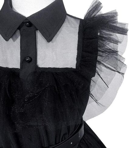 Black costume girls dress for Kids Black Family Costumes Halloween costumes girls Party Dress 4-13Y in Saudi Arabia