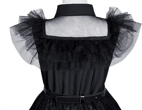 Black costume girls dress for Kids Black Family Costumes Halloween costumes girls Party Dress 4-13Y in Saudi Arabia
