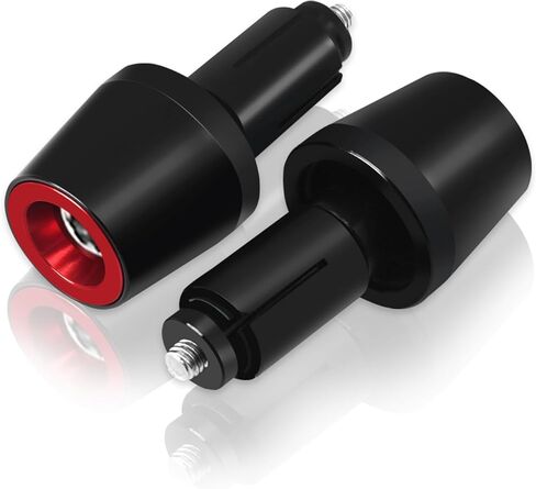 Motorcycle Bar Ends Plug, 7/8" 22mm CNC Aluminum Alloy Universal Motorcycle Handlebar Plugs Compatible With Honda Kawasaki Suzuki Yamaha And Almost Motorcycle Model (Red) in Kuwait