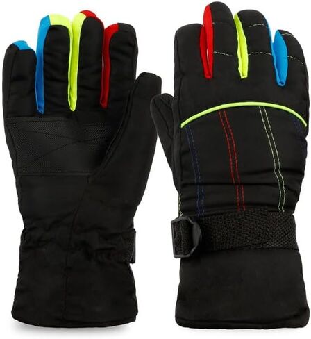 Kids Snow Gloves,Kids Mittens Winter Waterproof,Girls Snow Gloves,Kids Gloves Winter Waterproof,Snow Gloves for Kids in Kuwait