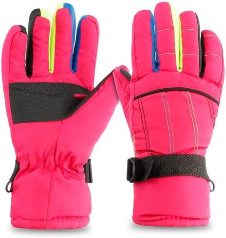 Kids Snow Gloves,Kids Mittens Winter Waterproof,Girls Snow Gloves,Kids Gloves Winter Waterproof,Snow Gloves for Kids in Kuwait