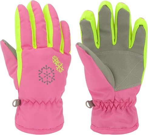 Kids Ski Gloves,Kids Snow Gloves,Kids Gloves Winter,Waterproof Gloves for Boys Girls Toddler Outdoor Ice Skating in Kuwait