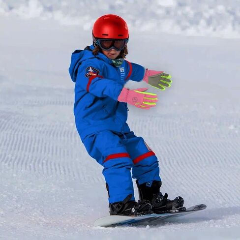 Kids Ski Gloves,Kids Snow Gloves,Kids Gloves Winter,Waterproof Gloves for Boys Girls Toddler Outdoor Ice Skating in Kuwait