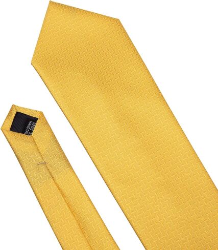 Barry.Wang Classic Mens Ties Silk Necktie Pocket Square Cufflinks Set Woven Designer Wedding Business in Kuwait