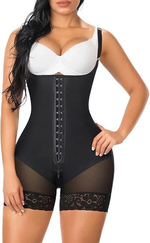 YIANNA Fajas Colombianas Shapewear for Women Tummy Control Post Surgery Compression Garment with Zipper Crotch in Kuwait