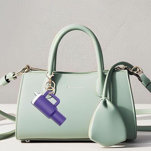 سلسلة مفاتيح صغيرة بهلوان، 2 حزمة من سلسلة مفاتيح صغيرة لطيفة على شكل كأس لإكسسوارات كأس ستانلي حقيبة الظهر للنساء والفتيات in Kuwait