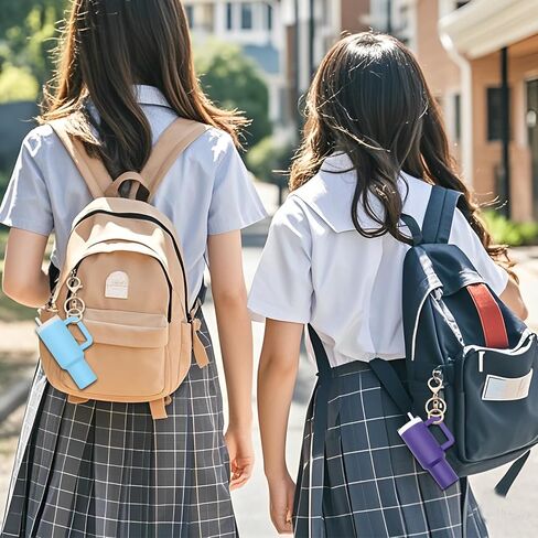 سلسلة مفاتيح صغيرة بهلوان، 2 حزمة من سلسلة مفاتيح صغيرة لطيفة على شكل كأس لإكسسوارات كأس ستانلي حقيبة الظهر للنساء والفتيات in Kuwait