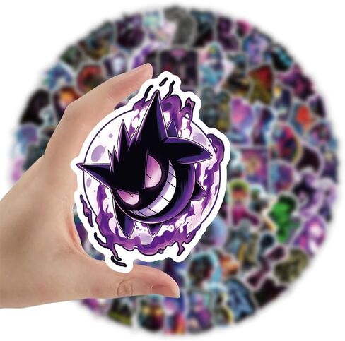 102pcs Chainsaw Man Stickers Anime Merch Pack for Fans，Chainsawman Sticker for Water Bottle，Vinyl Waterproof Decals for Laptop，Phone，Hard Hat，Skateboard，Scrapbooking，Bumper，Gifts for Kids/Teens/Adults in Saudi Arabia