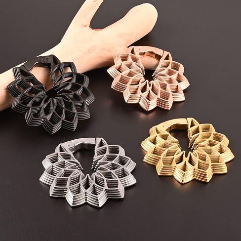 Ear Weights Tunnels Plugs For Stretched Ears Gauges Taper 2g 0g 00g Hypoallergenic 316L Stainless Steel Body Piercing Jewelry in Saudi Arabia