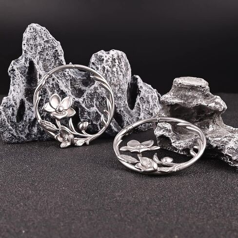 Ear Weights Tunnels Plugs For Stretched Ears Gauges Taper 2g 0g 00g Hypoallergenic 316L Stainless Steel Body Piercing Jewelry in Saudi Arabia