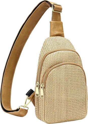 INICAT NICAT Summer Straw Bag Small Sling Beach Bag Crossbody Bags for Women in Kuwait