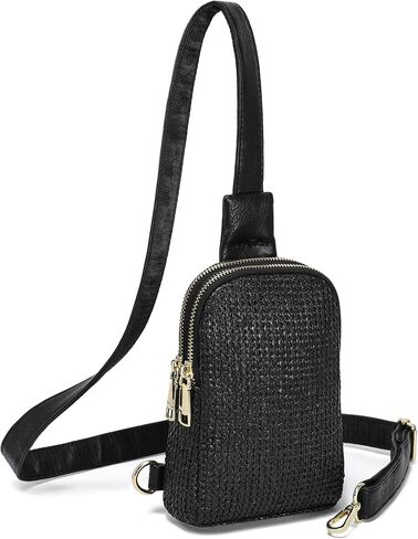 INICAT NICAT Summer Straw Bag Small Sling Beach Bag Crossbody Bags for Women in Kuwait