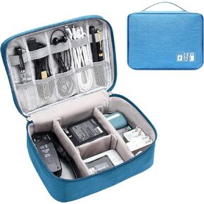 Electronics Organizer Travel Cable Organizer Bag Waterproof Portable Digital Storage Bag Electronic Accessories Case Cable Charger Organizer Case