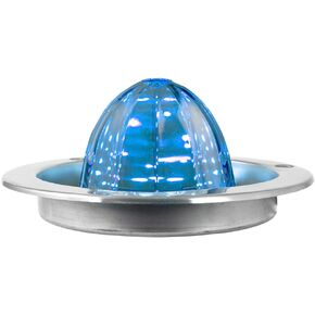 GG Grand General 81916 Green/Green Classic Watermelon 18 LED Light with Stainless Steel Flange Mount Bezel