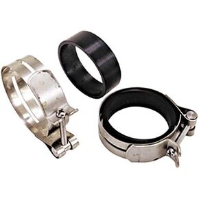 INTAKE MANIFOLD CLAMPS WITH SEALS - Fits Shovelhead & Ironhead Sportster Late 1978/Later