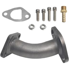 Performance Racing Intake Pipe Inlet Manifold w/Pulse For Predator 212cc Ghost 224cc Engine, For Coleman 196cc Mini bikeKT196 Go kart, BT200X CT200U EX, Baja Warrior MB200, For Honda GX200 Engine