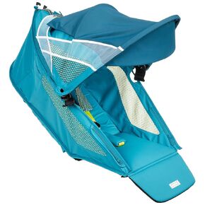 CYBEX ZENO Multisport Trailer Frame & Seat Pack, Baby Sport Trailer for Infants 6 Months+, Compact Fold, Running, Skiing, & Bike Trailer, Rear Suspension & Air-Filled Tires, Adjustable Handlebar