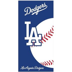 Northwest MLB Los Angeles Dodgers Emblem Beach Towel, 28 x 58-Inch